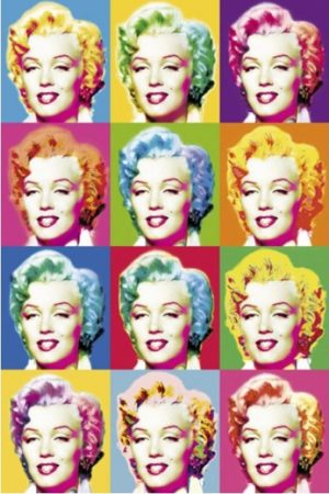 Marilyn Monroe Pop Art Poster