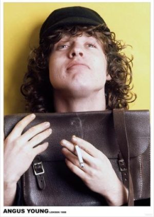 AC/DC Angus Young 1980 A1 Poster