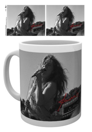 Janis Joplin Singing Mug