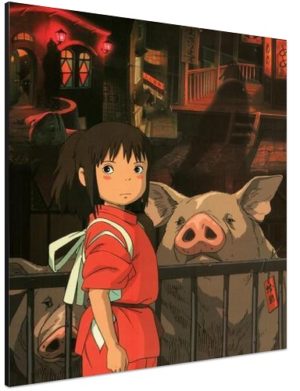 Spirited Away Mini Poster - Mini Poster 40x50cm Blockmounted
