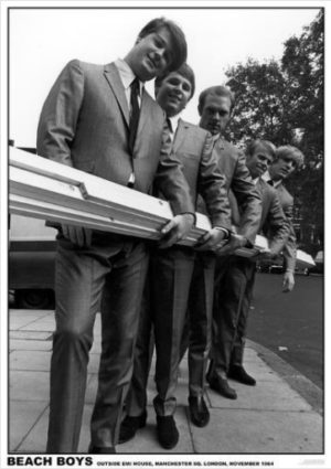 The Beach Boys London 1964 A1 Poster
