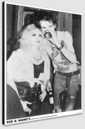 Sex Pistols Poster Sid and Nancy Vortex 1977 A1 Poster - Poster 59.5x84cm Blockmounted