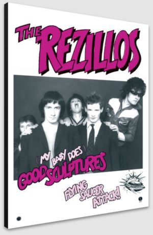 The Rezillos Good Sculptures A1 Poster - Poster 59.5x84cm Blockmounted