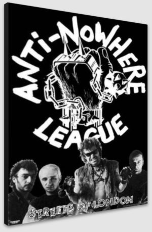 Anti-Nowhere League Streets of London A1 Poster - Poster 59.5x84cm Blockmounted