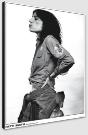 Patti Smith Amsterdam 1976 A1 Poster - Poster 59.5x84cm Blockmounted
