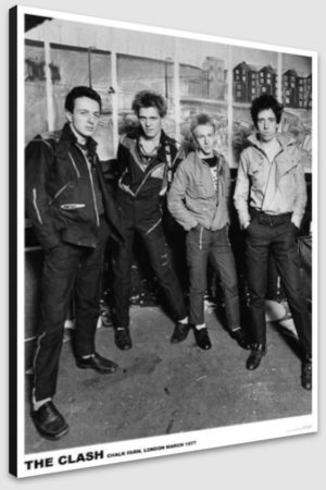 The Clash London 1977 A1 Poster - Poster 59.5x84cm Blockmounted