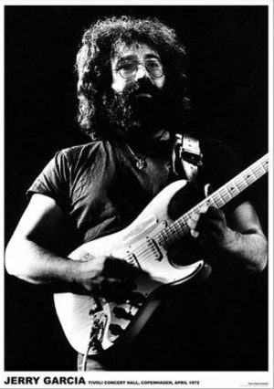 Grateful Dead Jerry Garcia Copenhagen 1972 A1 Poster