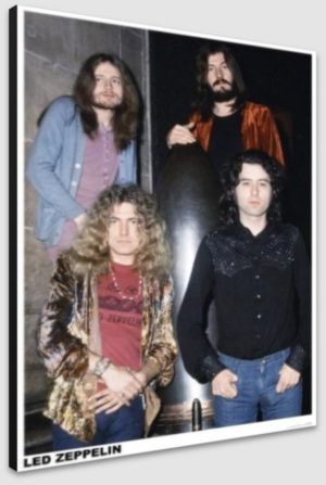 Led Zeppelin Poster 1972 A1 Poster - Poster 59.5x84cm Blockmounted