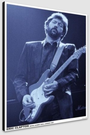 Eric Clapton Royal Albert Hall London 1987 A1 Poster - Poster 59.5x84cm Blockmounted