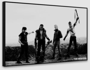 Misfits Hollywood Hills 1981 A1 Poster - Poster 59.5x84cm Blockmounted