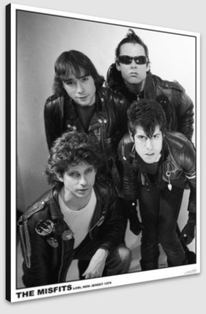 Misfits Lodi New Jersey 1979 A1 Poster - Poster 59.5x84cm Blockmounted