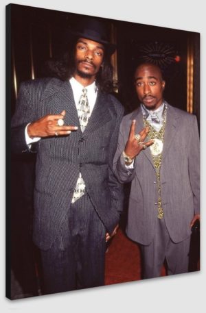 Tupac Shakur 2Pac and Snoop Dogg New York 4th September 1996 A1 Poster - Poster 59.5x84cm Blockmounted