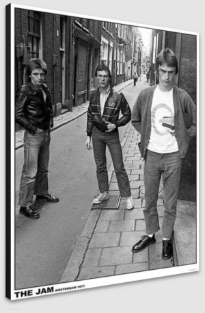 The Jam Amsterdam 1977 A1 Poster - Poster 59.5x84cm Blockmounted