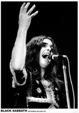 Black Sabbath Ozzy Osbourne Rotterdam Holland 1971 A1 Poster