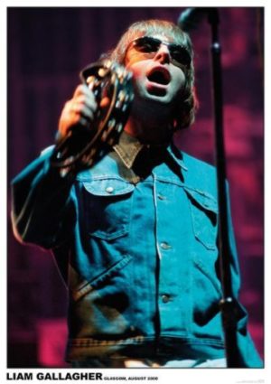 Oasis Liam Gallagher Glasgow 2000 A1 Poster