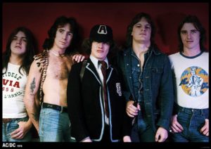AC/DC 1976 A1 Poster