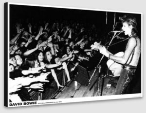 David Bowie Newcastle 1972 A1 Poster - Poster 59.5x84cm Blockmounted