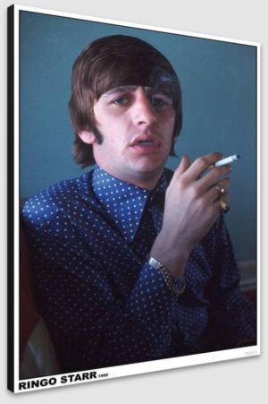 The Beatles Ringo Starr A1 Poster - Poster 59.5x84cm Blockmounted