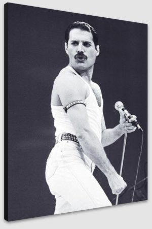 Queen Freddie Mercury Live Aid A1 Poster - Poster A1 59.5x84cm Blockmounted