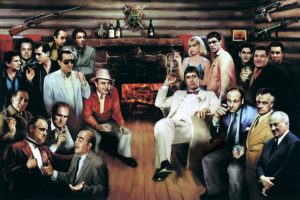Mobsters Meeting Poster