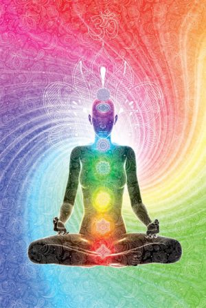 The Seven Chakras Meditation Yoga Poster
