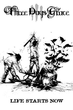 Three Days Grace Life Starts Now Poster