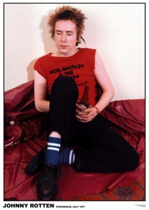 Sex Pistols Poster Johnny Rotten Sweden 1977 A1 Poster
