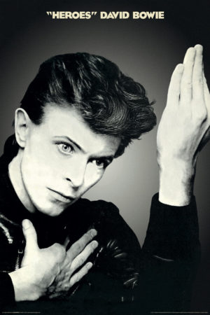 David Bowie Heroes Album Cover Poster