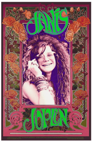 Bob Masse - Janis Joplin Roses Tour Poster Art Print