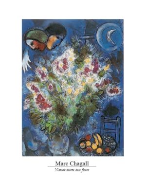 Marc Chagall - Still Life With Flowers Art Print