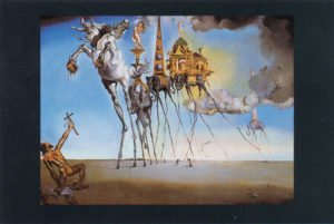 Salvador Dali - The Temptation Of Saint Anthony Poster