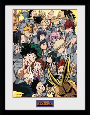 My Hero Academia School Group Framed Collector Print