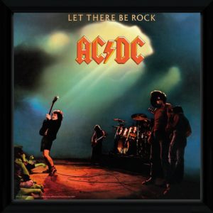 AC/DC Let There Be Rock Framed Album Cover