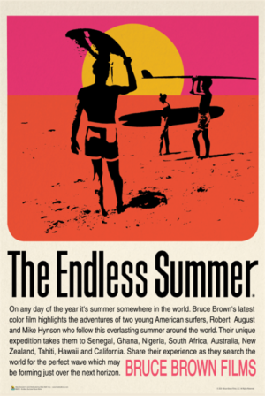The Endless Summer Retro Poster