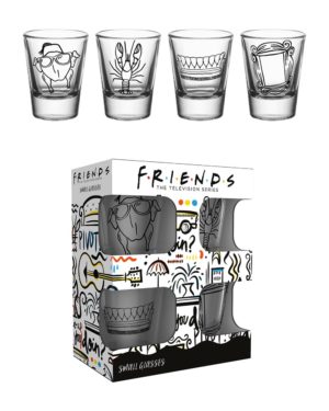 Friends Doodle Shot Glasses