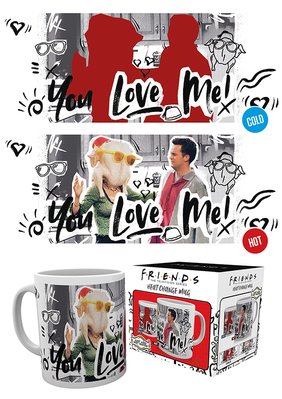 Friends You Love Me Turkey Head HEAT CHANGING Mug