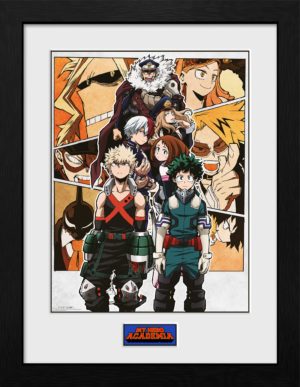 My Hero Academia S3 Key Art Framed Collector Print