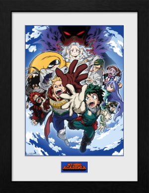 My Hero Academia S4 Key Art Framed Collector Print