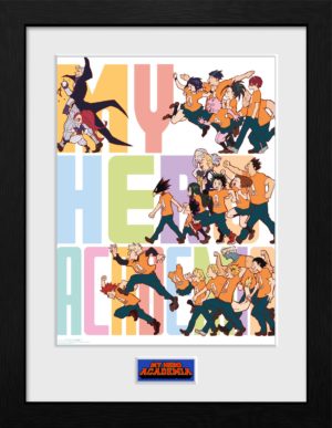 My Hero Academia S4 Art Framed Collector Print
