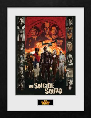 Suicide Squad Team Framed Collector Print