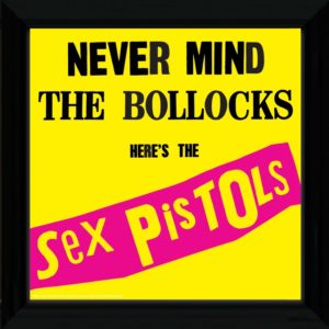 Sex Pistols Never Mind the Bollocks Framed Album Cover