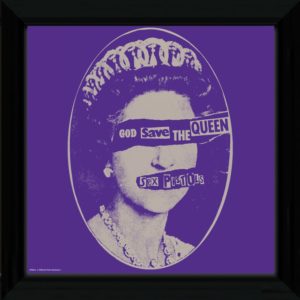 Sex Pistols God Save the Queen Framed Album Cover