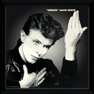 David Bowie Heroes Framed Album Cover
