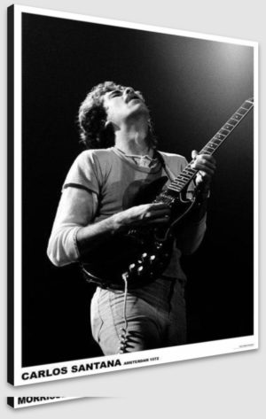 Carlos Santana Amsterdam 1972 A1 Poster - Poster 59.5x84cm Blockmounted