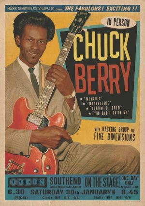 Chuck Berry at The Odeon Southend A1 Poster