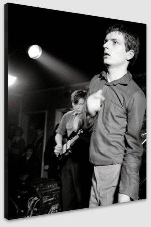 Joy Division Ian Curtis Bowden Vale Youth Club South Manchester March 1979 A1 Poster - Poster 59.5x84cm Blockmounted