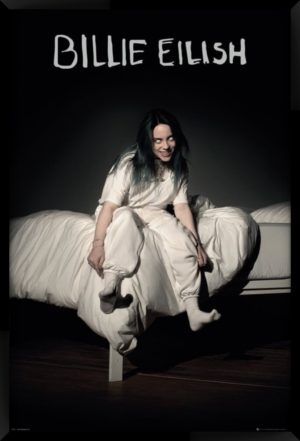 Billie Eilish When We All Fall Asleep Where Do We Go Album Cover Poster - Maxi Poster 61x91.5cm in Black Frame