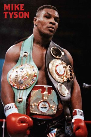 Mike Tyson Belts Poster
