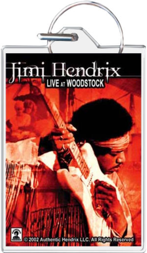 Jimi Hendrix Woodstock Keyring