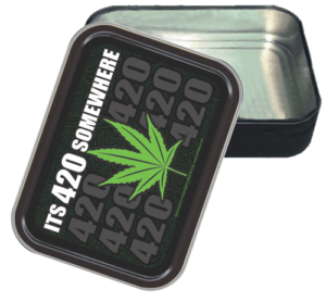 Its 420 Somewhere Large Stash Tin - Image 2